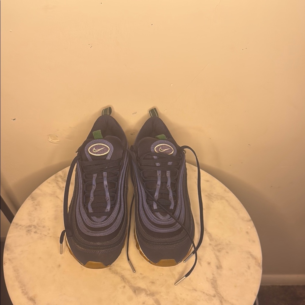 Nike Air Max 97 Women's Sneakers - Blue and Black - Picture 2 of 10